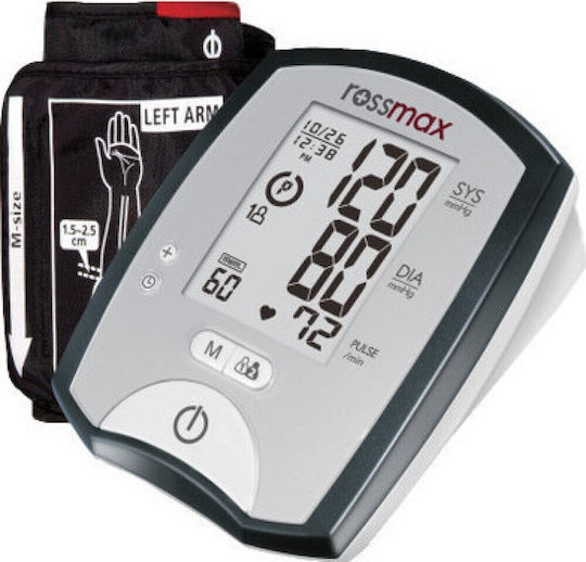 Rossmax MJ701f Deluxe Ηλεκτρονικό Πιεσόμετρο Μπράτσου Ακριβείας με ανίχνευση Αρρυθμίας MJ701f