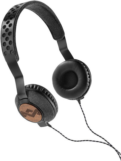 The House Of Marley EM-JH073-SD Wired On Ear Headphones Black