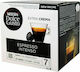Nescafe Капсули Еспресо Интенсо Съвместими с Машина Dolce Gusto 16бр