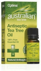 Optima Naturals Australian Βιολογικό Αιθέριο Έλαιο Tea Tree Antiseptic 25ml