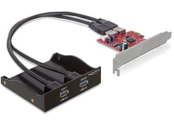 DeLock Front Panel USB 3.0 & PCI Express Card