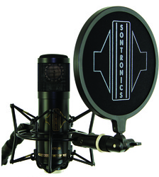 Sontronics Condensator (diafragmă mare) Microfon XLR STC-20 Montare Shock Mounted/Clip On pentru Studio Pachet