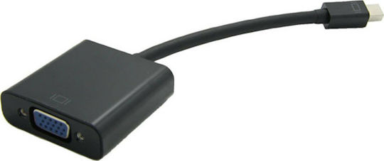 Roline 12.99.3125 Конвертор mini DisplayPort мъжки към VGA женски Черен 1бр