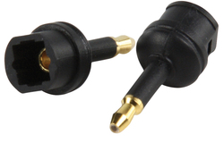 Valueline AC-062 Konverter 3.5mm männlich zu Toslink weiblich Schwarz