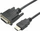 Roline 12.99.3115 HDMI Male to DVI-D Female Converter 1 Piece