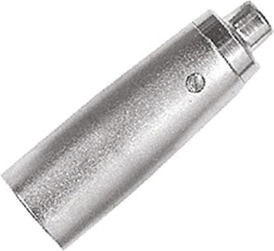 Proel AT500 Converter XLR male to RCA female Silver 1pcs