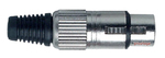 Proel XLR-3FVPRO Plug XLR female Silver (H40PR15218)