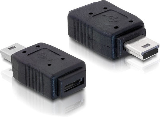 DeLock Converter mini USB male to micro USB female 1pcs (65155)