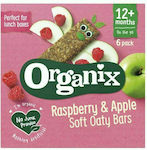 Organix Bară Soft Oaty Bars cu Gust de Apple-Blueberry Fără zahăr 180gr pentru 12+ luni 1buc