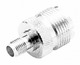 Ultimax V7839 SMA Female to Coaxial Female Converter Silver