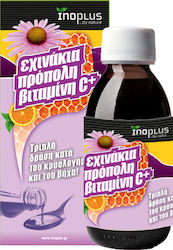 Ino Plus Echinacea + Vit C + Propolis Σιρόπι Πορτοκάλι 120ml 20gr Ino Plus Echinacea + Vit C + Propolis Σιρόπι Πορτοκάλι 120ml 20gr