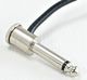 George L's Plug 6.3mm Jack mono male Silver (PLU225STR)