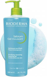 Bioderma Sebium Гел Почистване на Лице 500мл
