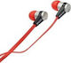 Mocoo F-ML04M In-Ear Freihändig Kopfhörer mit Stecker 3.5mm Rot