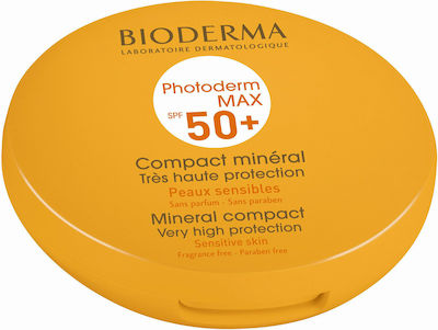 Bioderma Photoderm Max Compact Waterproof Sunscreen Powder Face SPF50 with Color Claire 10gr 10ml