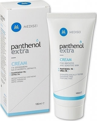 Medisei Panthenol Extra Moisturizing Cream Restoring with Urea for Sensitive Skin 100ml