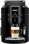 Krups EA8108 Αυτόματη Μηχανή Espresso 1450W Πίεσης 15bar με Μύλο Άλεσης Μαύρη