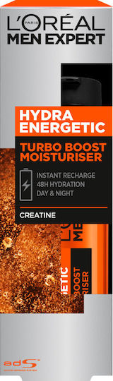L'Oreal Paris Men Expert Hydra Energetic Supraalimentare Turbo 48h Gel de Fata Barbati pentru Hidratare si Anti-imbatranire cu Vitamina C 50ml