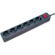 Brennenstuhl Power Strip 6 Positions with Switch and Cable 1.4m