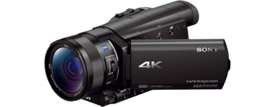 Sony Βιντεοκάμερα 4K UHD @ 25fps FDR-AX100 Αισθητήρας CMOS Αποθήκευση σε Κάρτα Μνήμης με Οθόνη Αφής 3.5" και HDMI / WiFi / USB 2.0