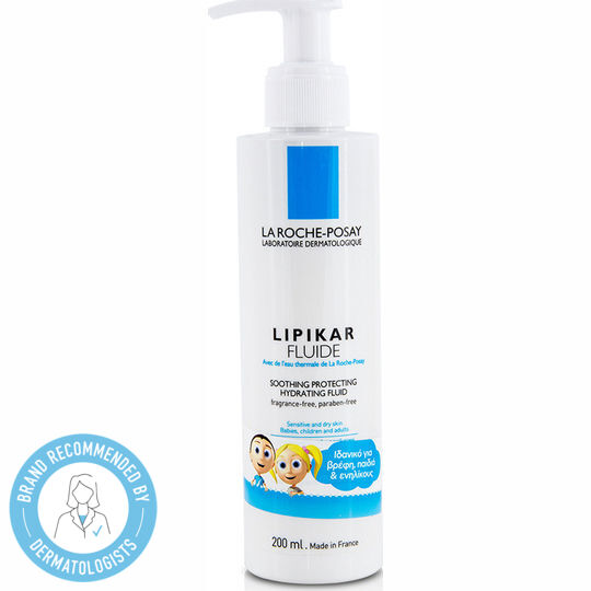 La Roche Posay Lipikar Fluide Moisturizing Cream Regeneration for Dry & Sensitive Skin 200ml