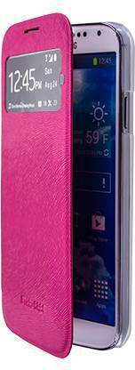 Star Case Book Δερματίνης Ροζ (Galaxy S4)