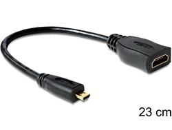 DeLock 65391 Mikro-HDMI Männlich auf HDMI Weiblich
