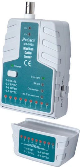 Proskit MT-7058 Network Cable Tester RJ45 / RJ11 / BNC