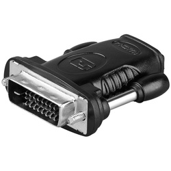 Goobay Konverter HDMI männlich zu DVI-D männlich Schwarz 1Stück (68482)