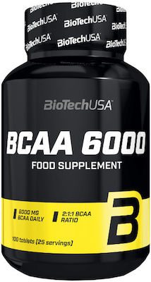 Biotech USA BCAA 6000 6000mg 100 file Necondimentat