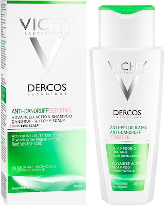 Vichy Dercos Anti Dandruff Șampoane împotriva Mătreții pentru Toate Tipurile Păr 1x200ml