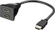 Goobay 68784 Konverter HDMI männlich zu HDMI weiblich 1Stück