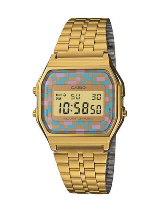 Casio Digital Uhr mit Gold