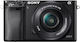 Sony Mirrorless Φωτογραφική Μηχανή α6000 Crop Frame Kit (E PZ 16-50mm F3.5-5.6 OSS) Black