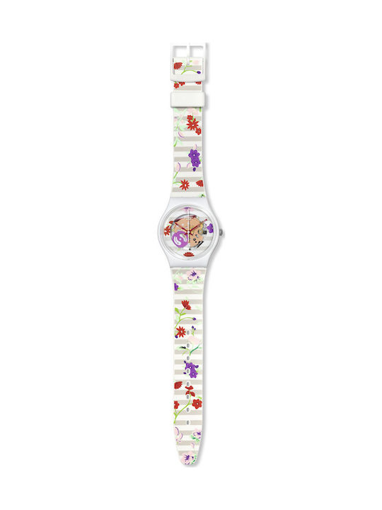Swatch Watch with Rubber Strap