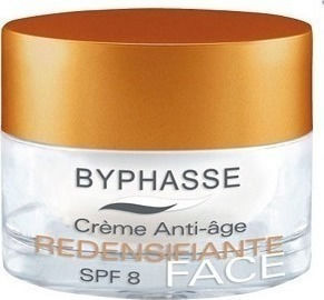 Byphasse Anti-aging Cream Pro50 Years Skin Tightening 24ωρη Κρέμα Προσώπου Ημέρας με SPF8 για Ενυδάτωση, Αντιγήρανση & Σύσφιξη με Κολλαγόνο 50ml