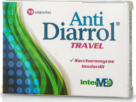 InterMed Anti Diarrol Travel Probiotics 10 caps