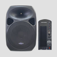 Audio Master KP-212A KP-212A Active Speaker PA 250W with Woofer 12" 38x30x58cm.