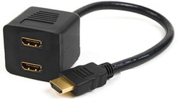 100038 HDMI male σε HDMI 2x female