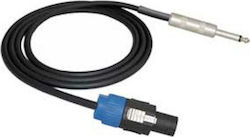 Silk Road Lautsprecherkabel Speakon-Stecker - 6,3mm Stecker 7m LS205-7
