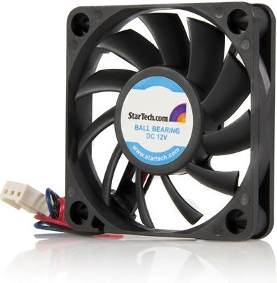 StarTech FAN6X1TX3 Gehäuselüfter 60mm mit Verbindung 3-polig 1Stück Schwarz