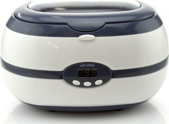 Factory VGT-2000 Καθαριστής Υπερήχων 600ml Inox με Ψηφιακό Χρονοδιακόπτη