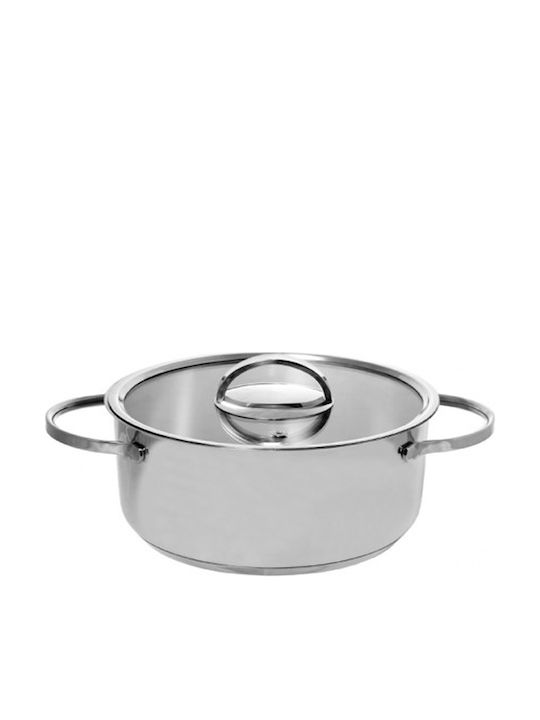Cryspo Trio Superior Βαθιά Ανοξείδωτη Κατσαρόλα 3.6lt / 20cm