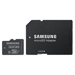 Samsung Pro microSDHC 32GB Klasse 10 U1 UHS-I mit Adapter