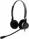 Jabra На ушите Мултимедийни слушалки с микрофон и връзка USB-A в Черен цвят 2399-823-109