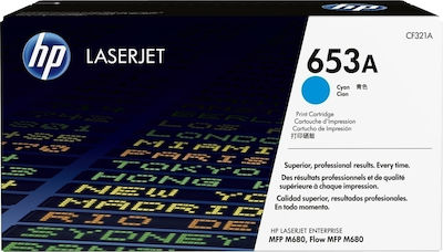 HP 653A Toner Laser Printer Cyan 16500 Pages (CF321A)