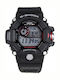 Casio G-shock Digital Men's Watch 53mm Solar with Black Rubber Strap