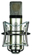 Sontronics Aria Condenser Microphone XLR Shock Mounted for Vocals in Silver Color