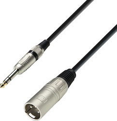 Adam Hall XLR male - 6.3mm male 1m K3BMV0100