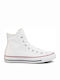Chuck Taylor All Star Leather Μποτάκια Λευκά